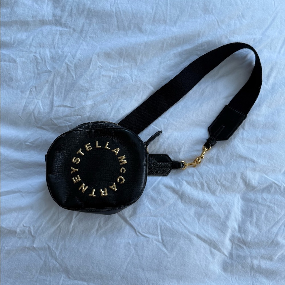 Stella McCartney Black and Gold Mini Bag